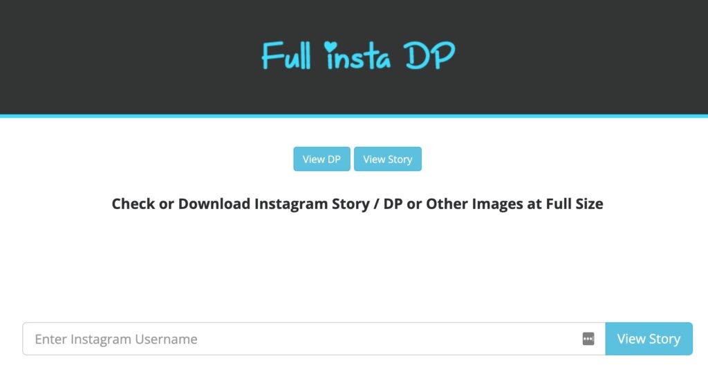full Insta dp Instagram Viewer App