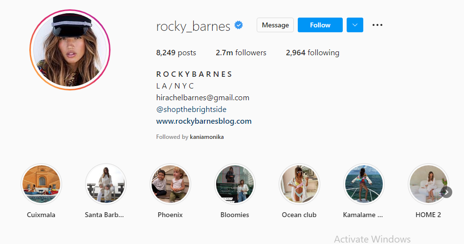 rocky barnes instagram